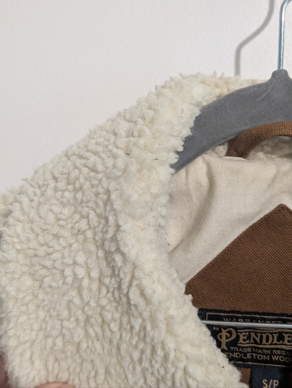 Pendleton Glacier Sunset Stripe Sherpa Coat - Picture 5 of 6